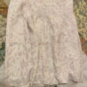 LOFT Light Pink A-Line Skirt